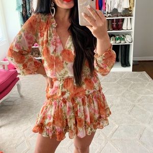 Skylar + Madison Floral Elastic Waist Dress
